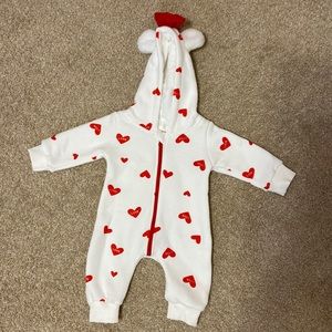 Newborn Heart onesie
